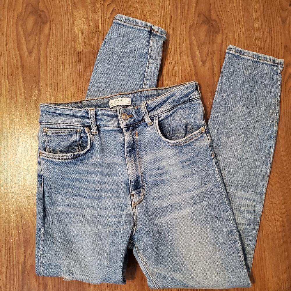 Zara high-waisted skinny jeans